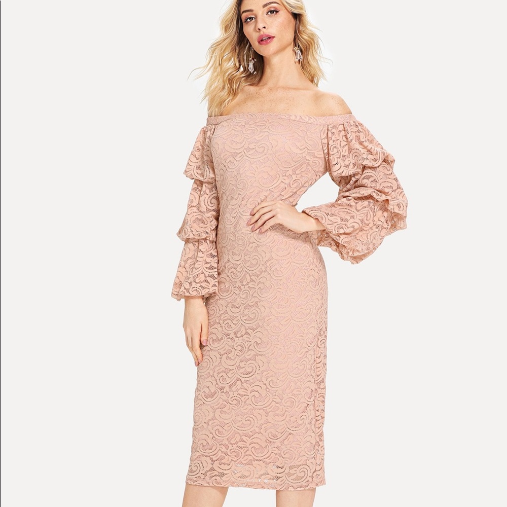 MIDI lace dress